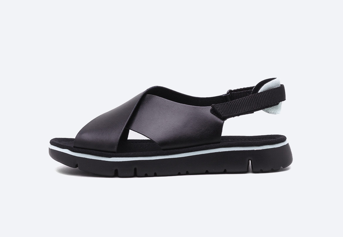 Dámské letní sandály — Camper Oruga — černé